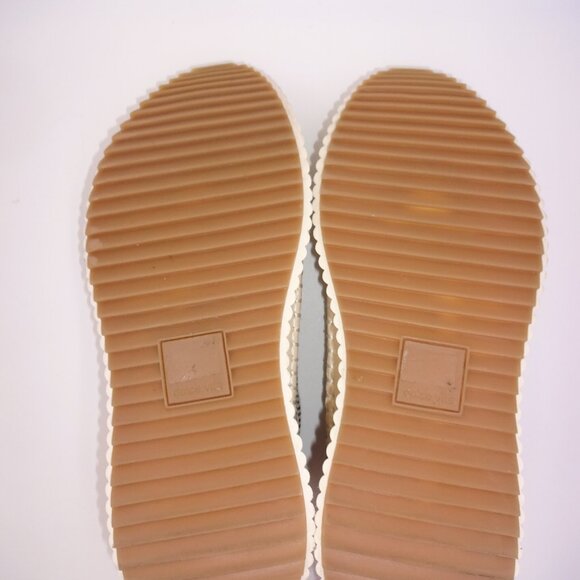 Womens Dolce Vita Denae Platform Sneakers 8.5 M White & Black Tennis Shoes - Picture 9 of 10